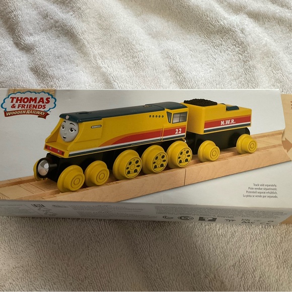 Mattel Thomas the Tank Engine Wooden Railway Series (Thomas) Rebecca HBK14 - Picture 7 of 9